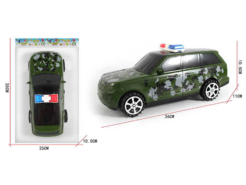 1:16 Friction Military Police Off-Road Car(Range Rover)