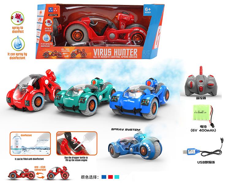 1:16 Remote Control Three Wheel Stunt Car