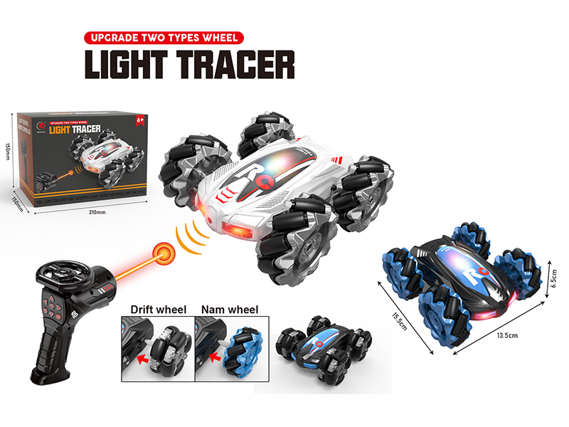 2.4G Remote Control Double-Sided Stunt Car(Two Types Wheel)