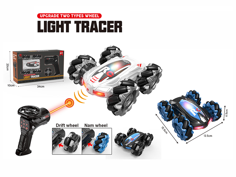 2.4G Remote Control Double-Sided Stunt Car(Two Types Wheel)