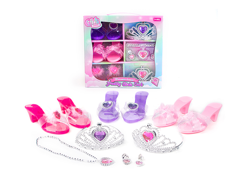 Electroplated Crown Princess Adornment Toys