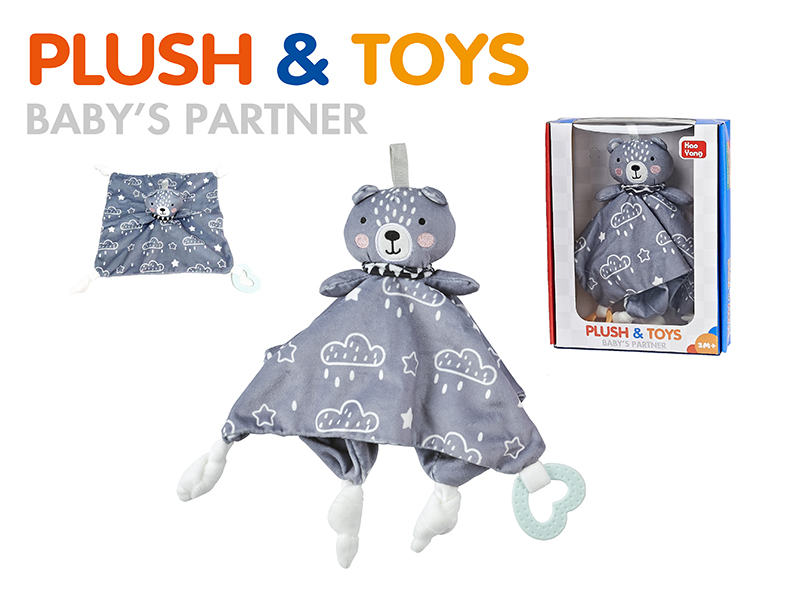 Baby Soothing Plush Toys Grizzly Bear