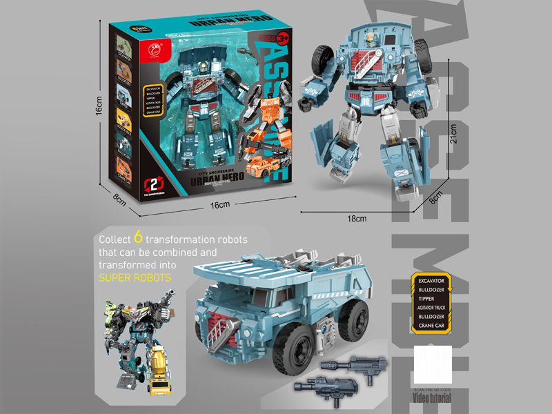 Transformable Space Warrior Dump Truck
