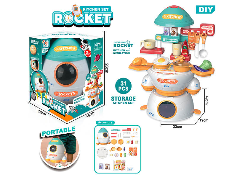 Kitchen Set Rocket 31pcs