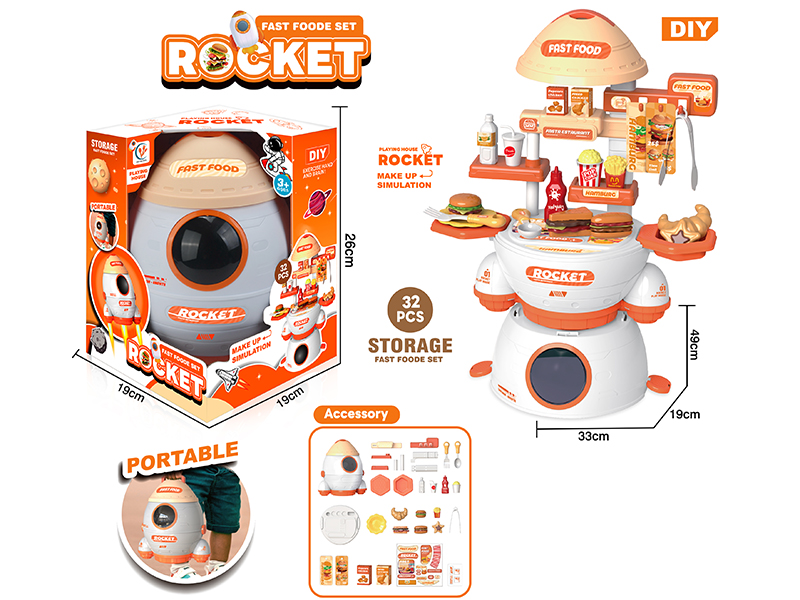 Fast Food Set Rocket 32pcs