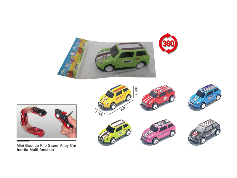Pull Back Collision Bouncing Vehicle