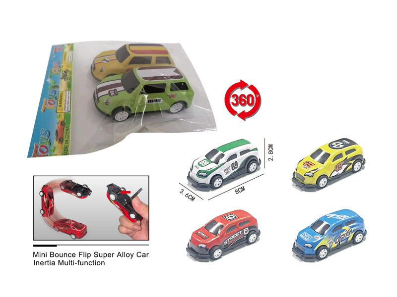 Pull Back Collision Bouncing Vehicle