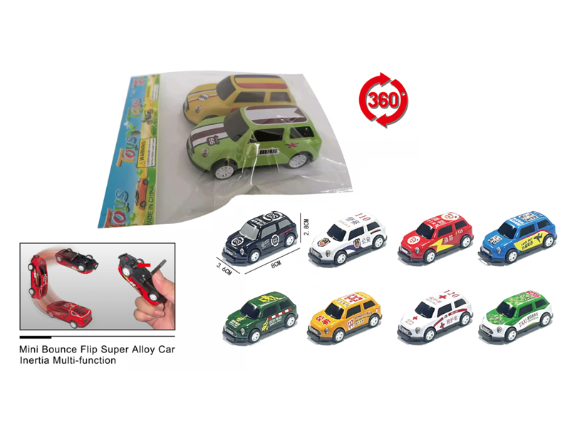 Pull Back Collision Bouncing Vehicle