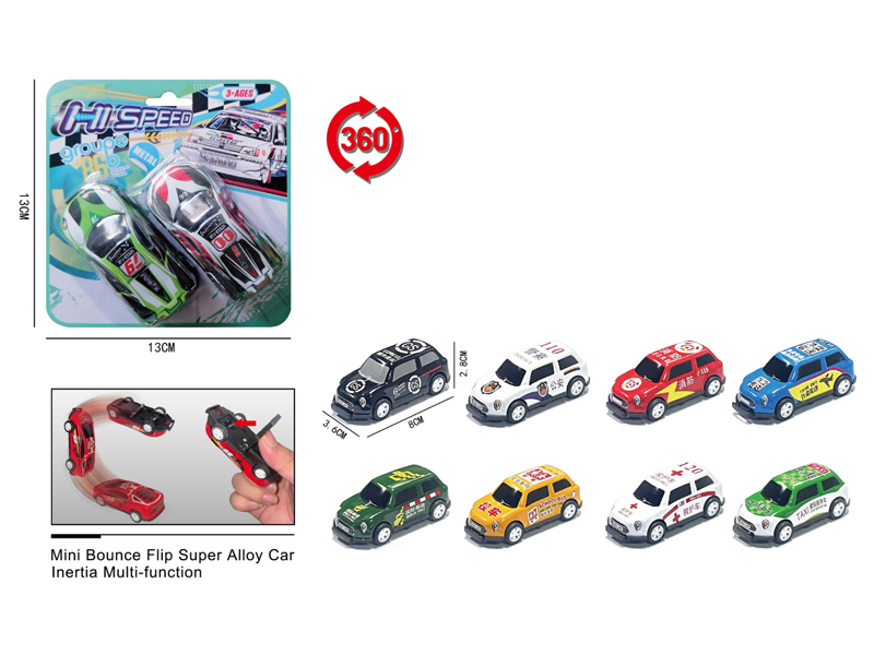 Pull Back Collision Bouncing Vehicle