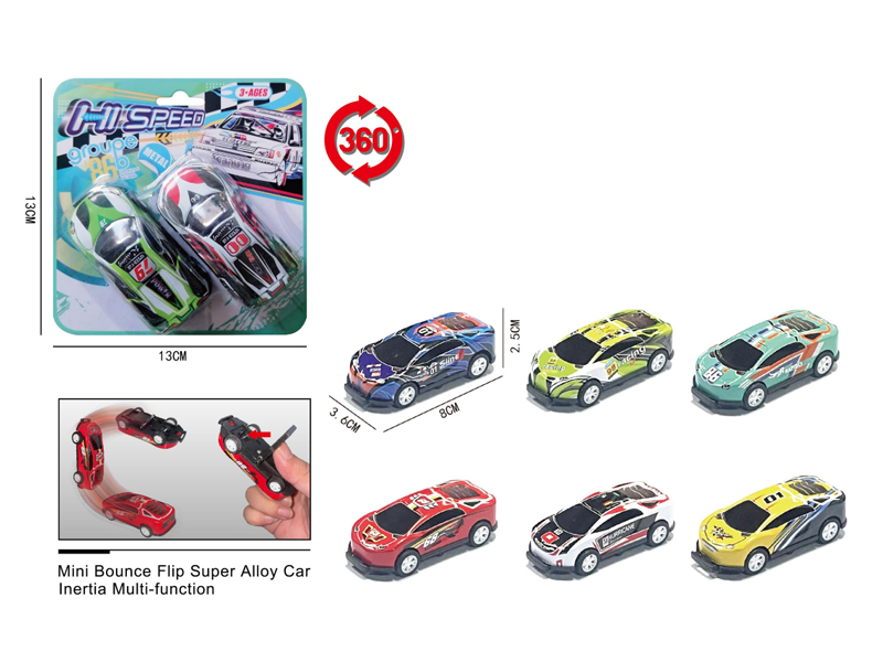 Pull Back Collision Bouncing Vehicle