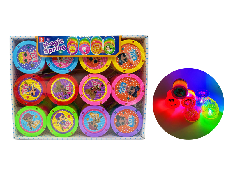 12PCS Surprise Doll Rainbow Circle With Light