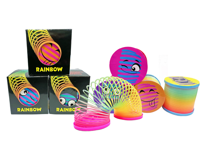 Monster Face Rainbow Circle