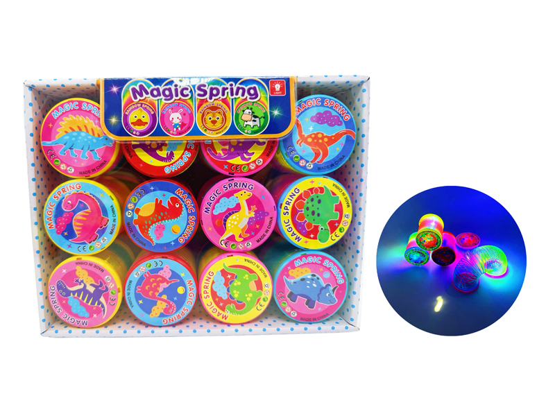 12PCS Cartoon Dinosaur Rainbow Circle