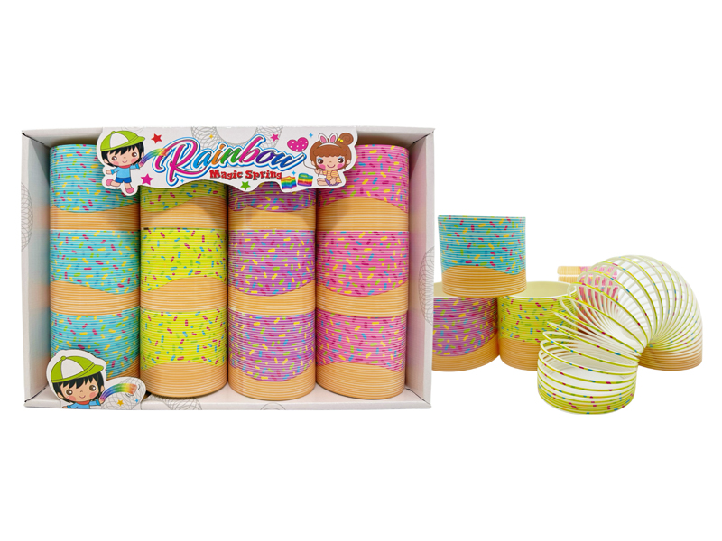 12PCS Donuts Rainbow Circle