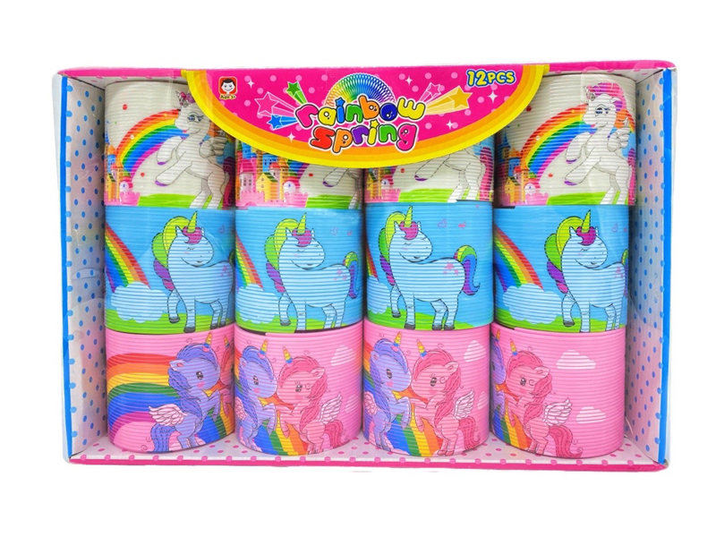 12PCS Unicorn Rainbow Circle