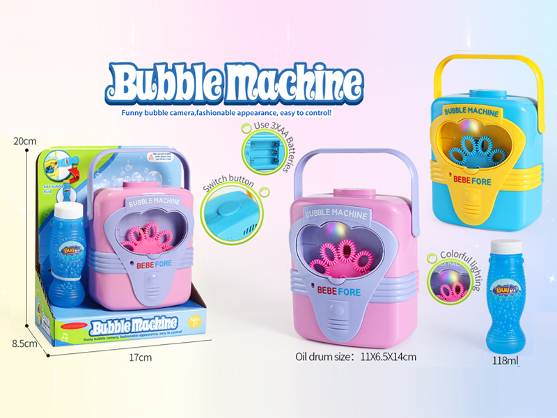 Oil Barrel Bubble Machine With Music