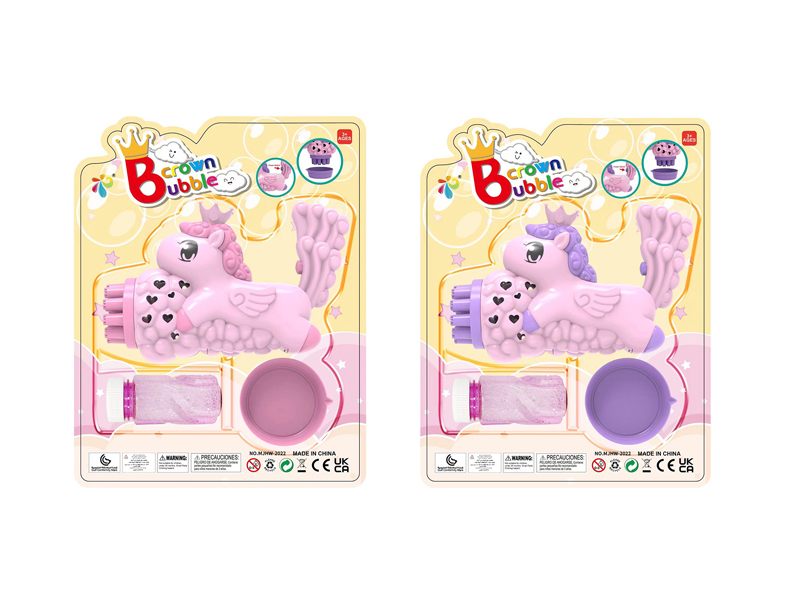 Crown Horse Bubble Gun