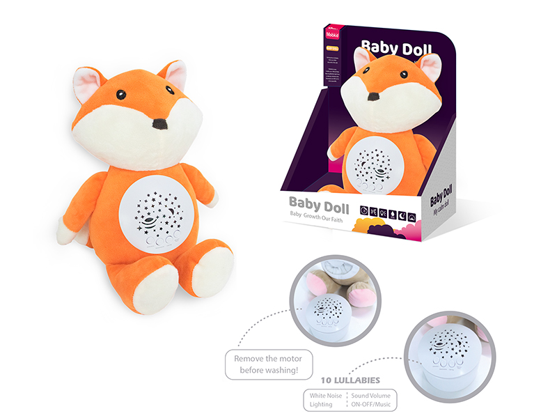 Baby Plush Doll Soothing Toys(Fox)