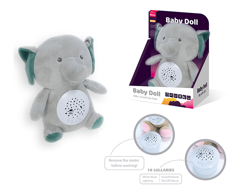 Baby Plush Doll Soothing Toys(Elephant)