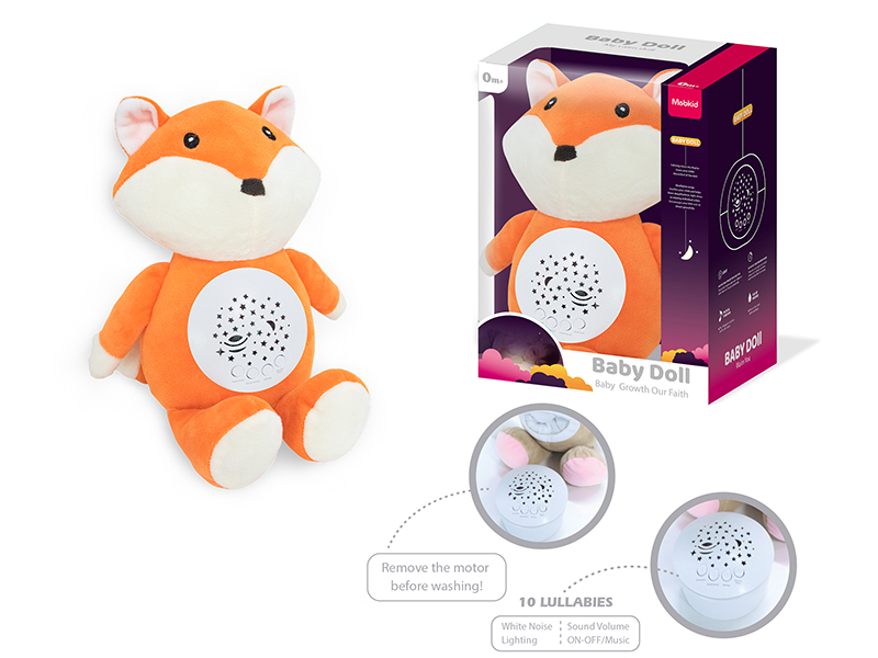 Baby Plush Doll Soothing Toys(Fox)