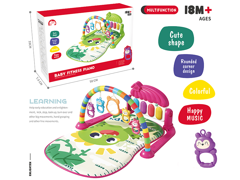 Dinosaur Pedal Piano Fitness Blanket