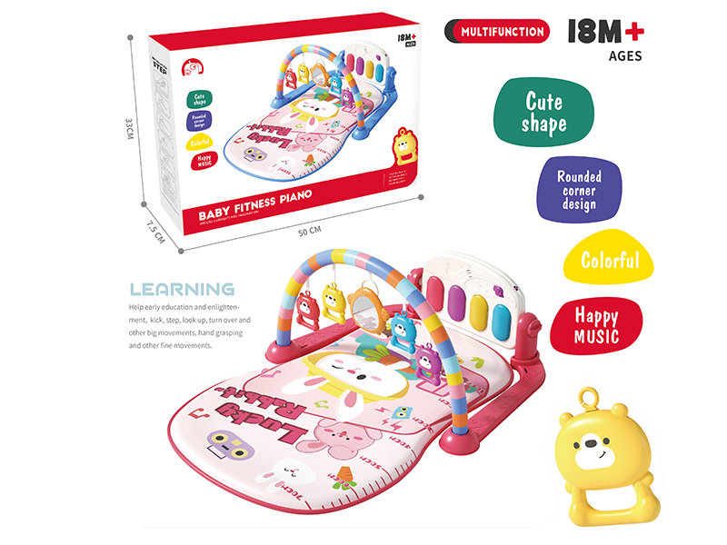 Rabbit Pedal Piano Fitness Blanket