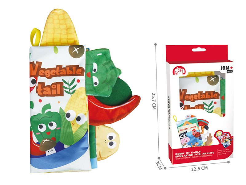 Vegetables Tail Cloth Book