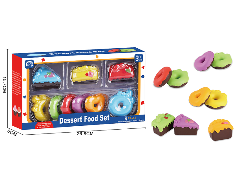 Cupcake Doughnut Dessert Food Set