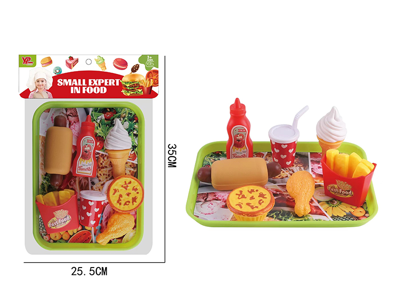 Hot Dog French Fries Fast Food Set