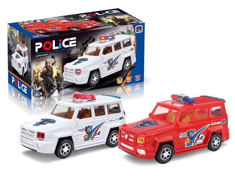B/O Go And Bump Police Car With Light