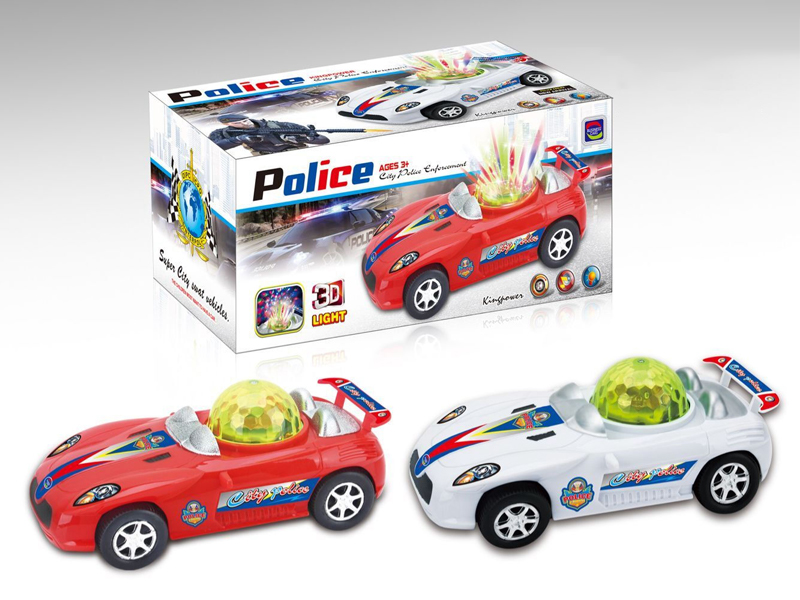 B/O Go And Bump Police Car With Light