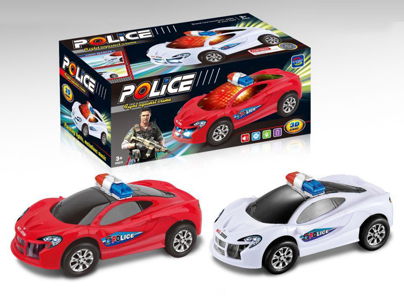 B/O 3D Speed Police Car
