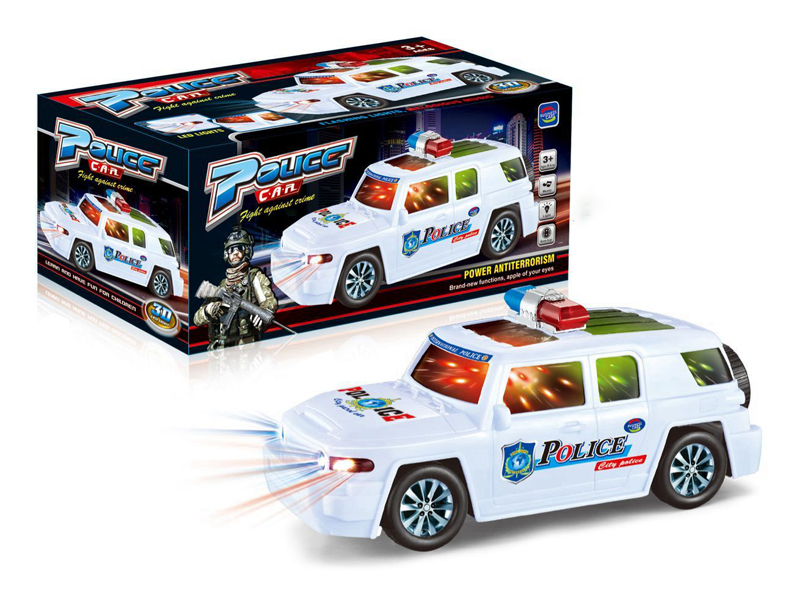 B/O Go And Bump 3DPolice Car With Light And Music