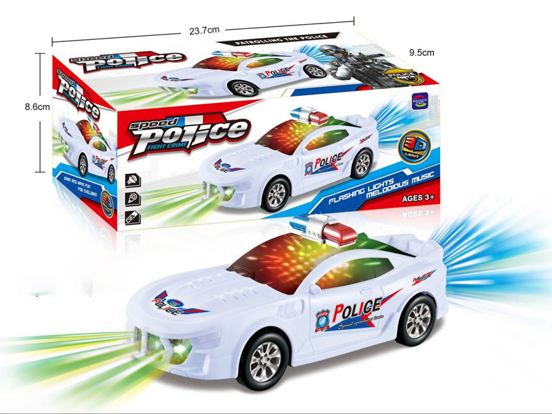 B/O Go And Bump Police Car With Light And Music