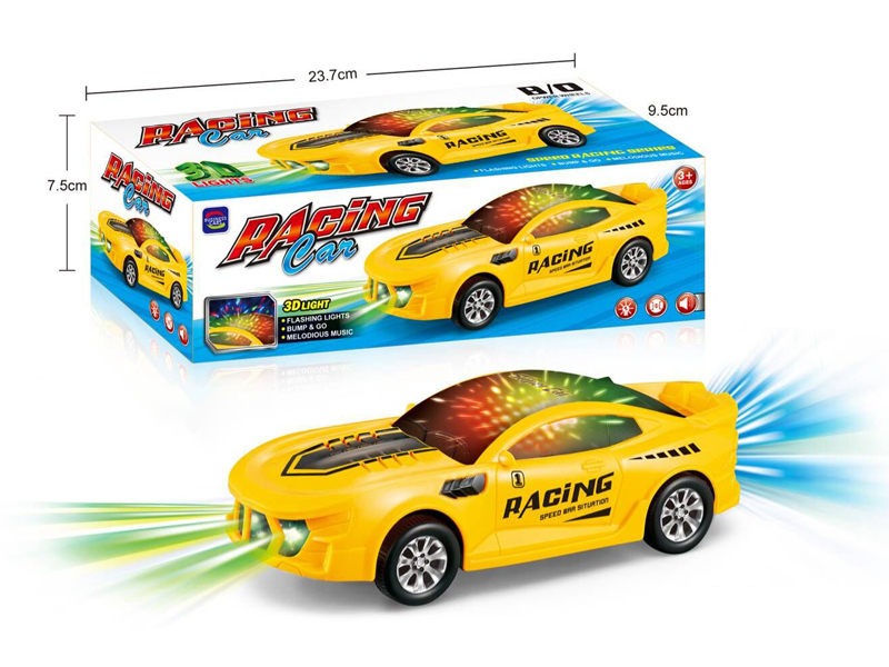 B/O Go And Bump Bumblebee Car With Light And Music