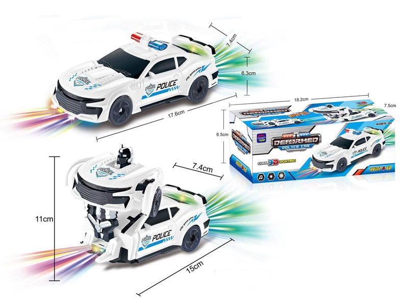 B/O Go And Bump Speed Police Car With Light And Music