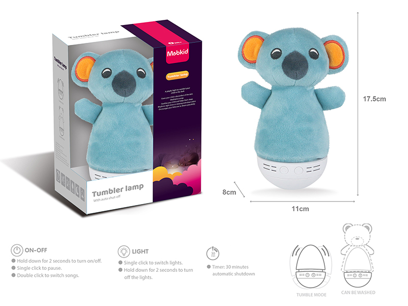 Baby Soothing Toys Plush Tumbler(Koala)