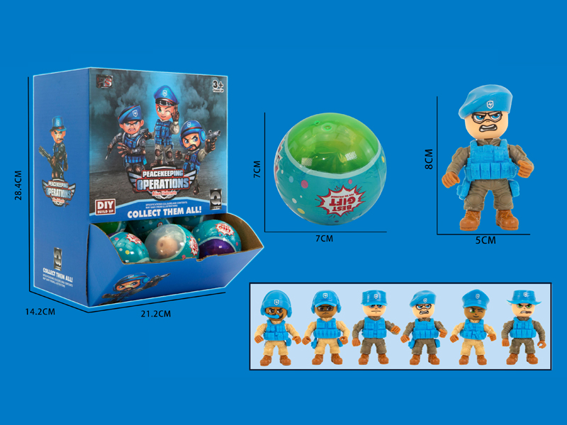 24PCS DIY Peacekeeping Forces