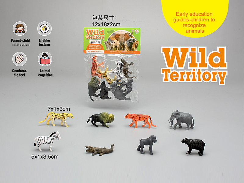 PVC Solid Animal Set