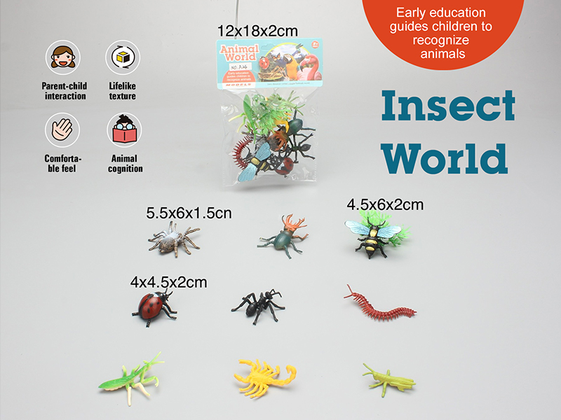 PVC Solid Insect Set
