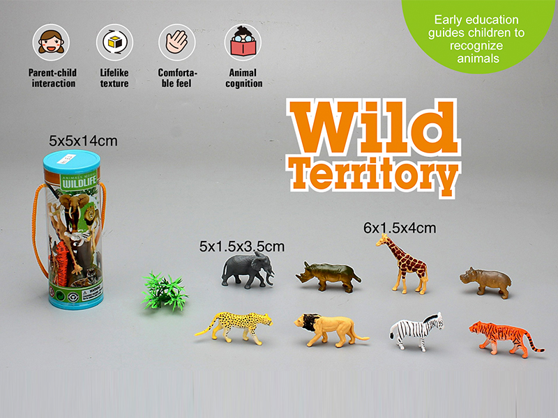 PVC Solid Animal Set