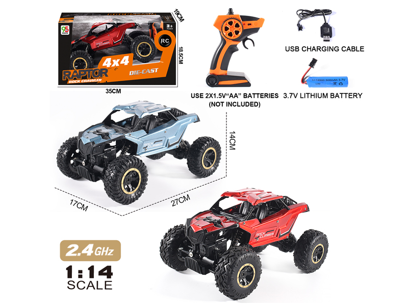 1:14 2.4G R/C Alloy Off-Road Climbing Vehicle