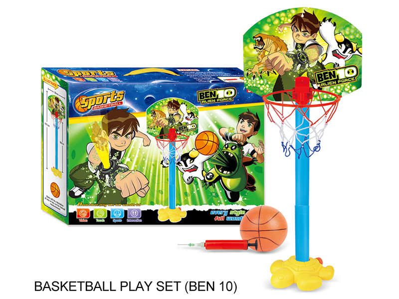 BEN10 Basketball Stand(With Ball + Pump)