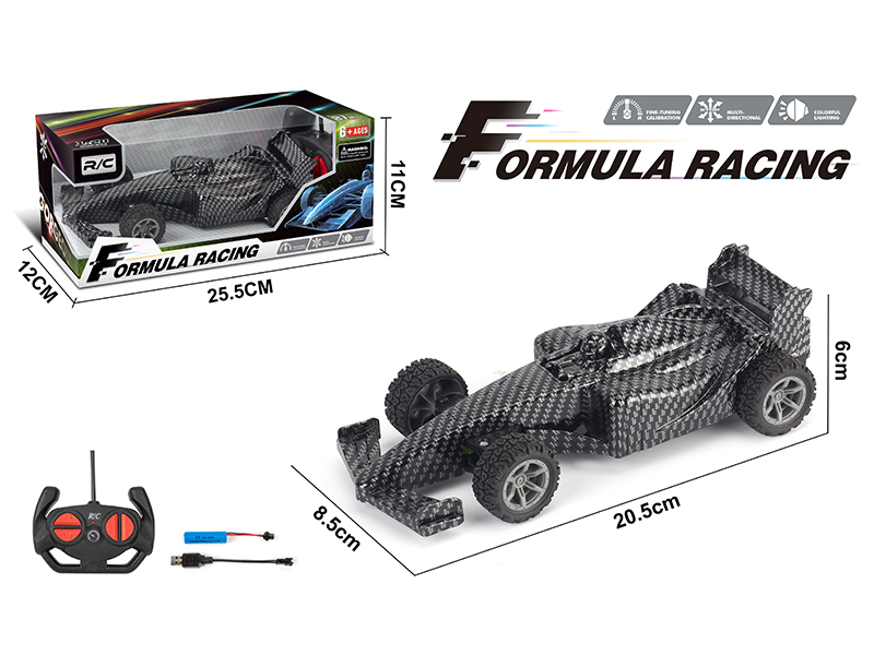 1:20 4-Channel Remote Control F1 Racing Car(Carbon Fiber Grain)