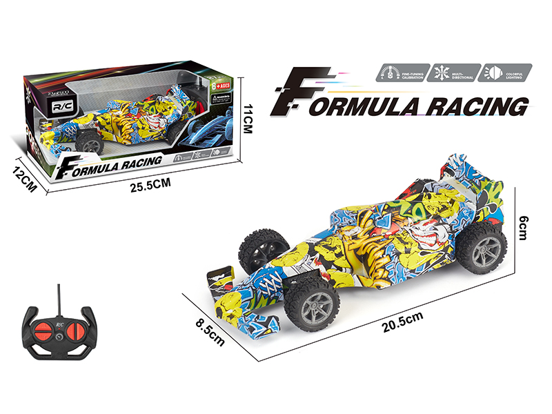 1:20 4-Channel Remote Control F1 Racing Car(Graffiti Version)