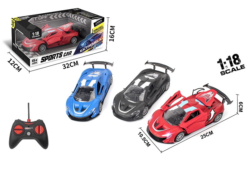 1:18 4-Channel Remote Control Simulated Car(One Key Open The Door)