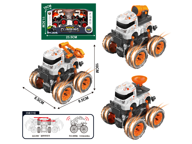 Friction Bigfoot Space Vehicle