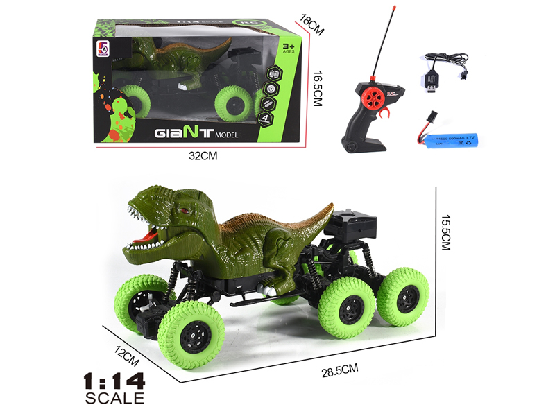 1:14 CH R/C Six Wheeled Dinosaur Climbing Car