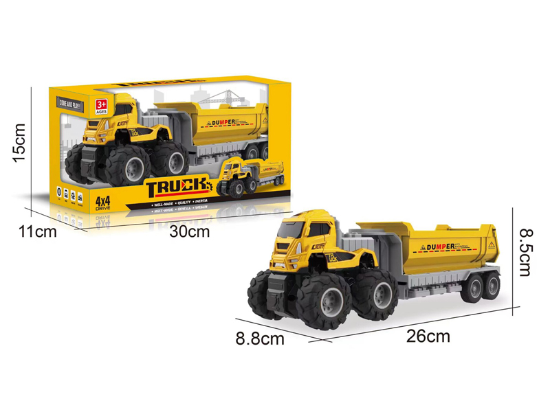 4WD Friction Transport Engineering Vehicle