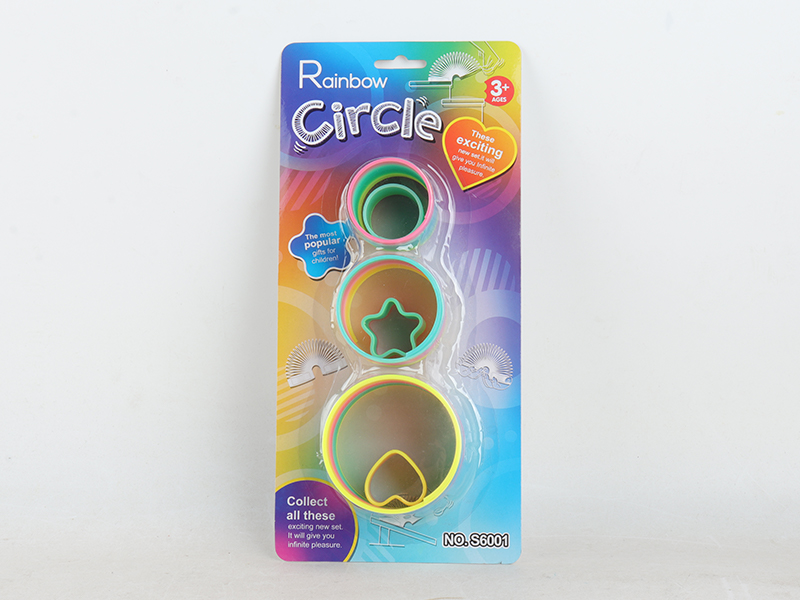 6PCS Rainbow Circle